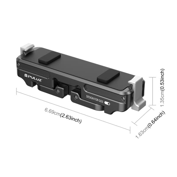 For Insta360 GO3 / GO 3S Magnetisk Snabbkoppling Basfäste i Aluminiumlegering