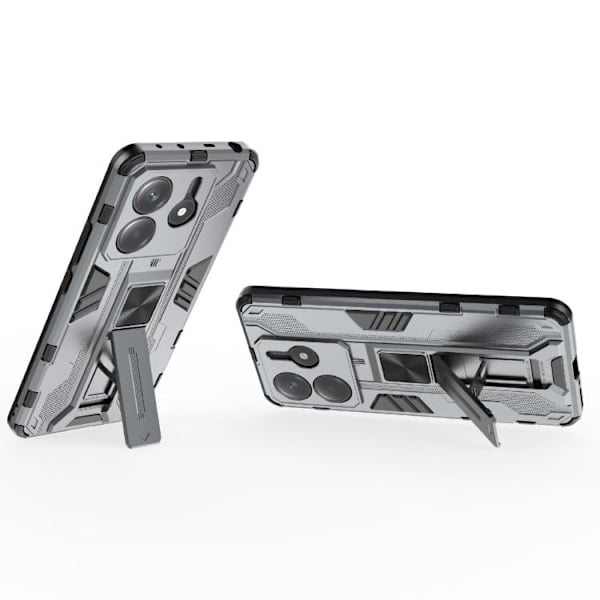 Redmi Note 14 5G Supersonic PC + TPU Mobilskal Grå