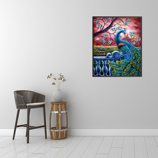 5D DIY Diamond painting - Peacock