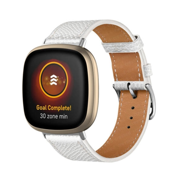För Fitbit Versa 4 / Sense 2 Universal äkta watch White