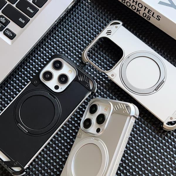 iPhone 16 Pro Max Frameless Aromaterapi MagSafe Skal Svart