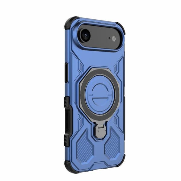 iPhone 17 Air Skal - Solid Färg med MagSafe Magnetisk TPU+PC Blå