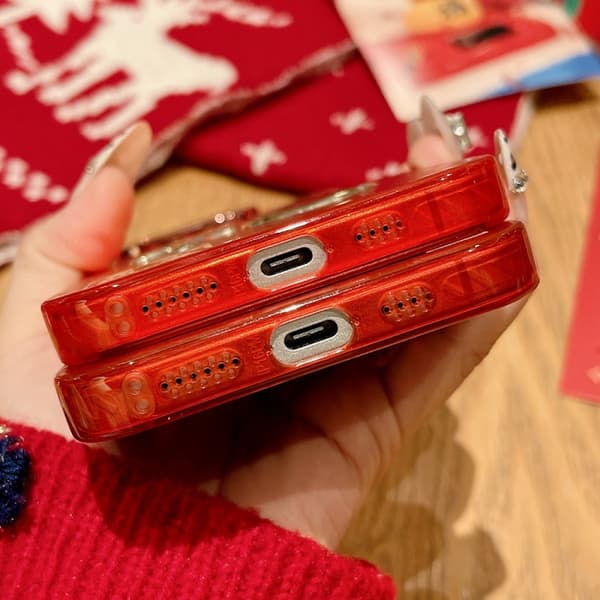 iPhone 16 Pro Skal med Nyårsdesign 3D Guldstämpling IMD Bli rik