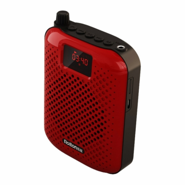 Rolton K500 Bluetooth Audio Speaker Megaphone Voice Amplifier Support FM TF Recording(Röd)