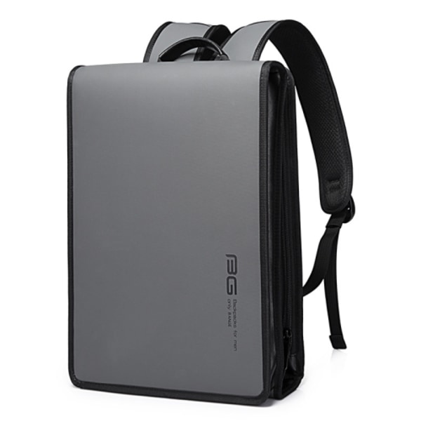 Bange BG-7252 Herr Square Vattentät Laptop Ryggsäck Grå
