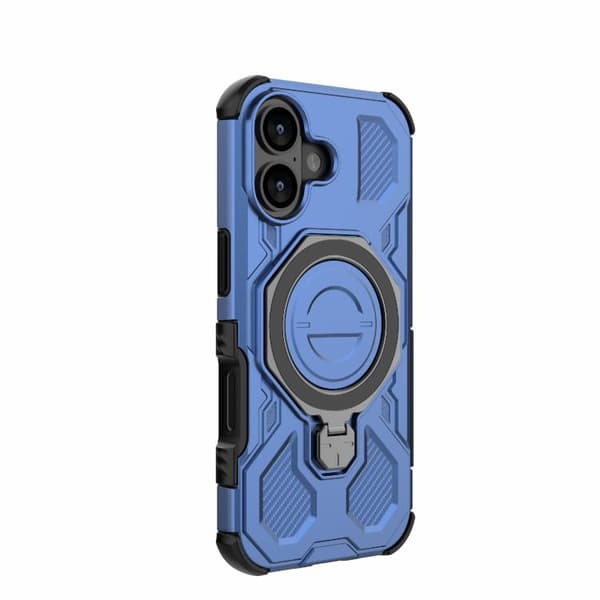 iPhone 17 Skal - Solid Färg med MagSafe Magnetisk TPU+PC Blå
