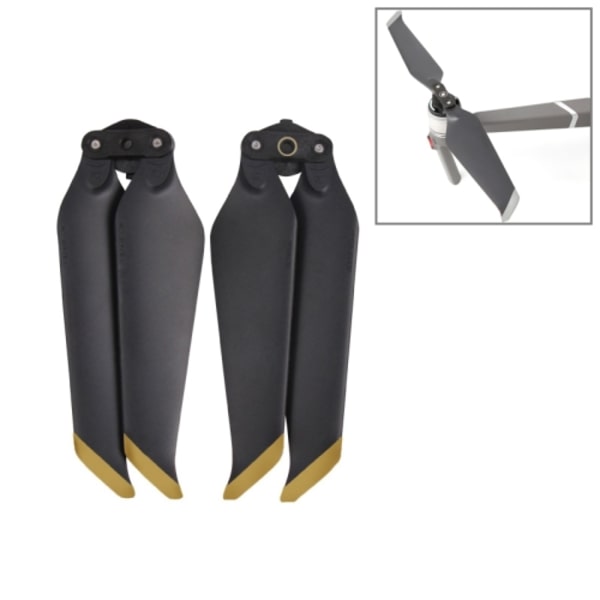 1 par 8743F Ljudlösa snabbkopplings-propellrar för DJI Mavic 2 Pro / Zoom Drone Quadcopter