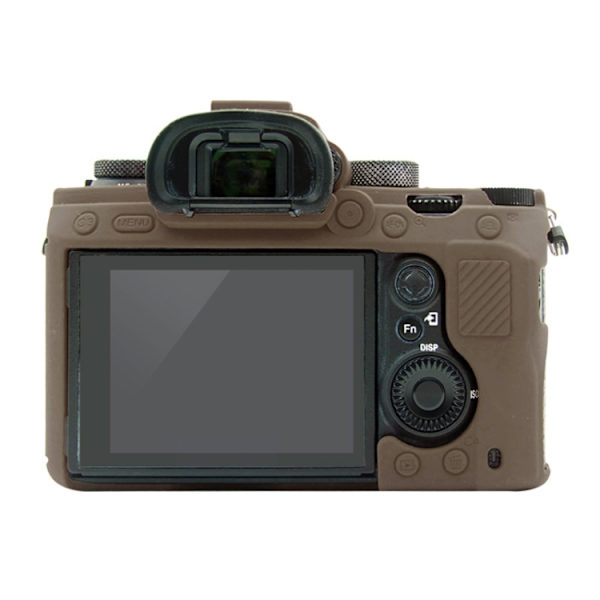 Mjukt silikonfodral för Sony A9 (ILCE-9) / A7 III/ A7R III Kaffe