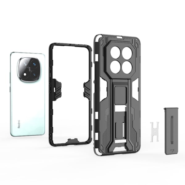 Redmi Note 14 Pro+ 5G Supersonic PC + TPU Mobilskal Grå