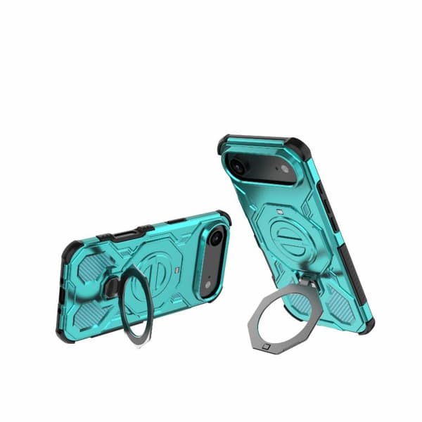 iPhone 17 Air Skal - Solid Färg med MagSafe Magnetisk TPU+PC Blå sjön