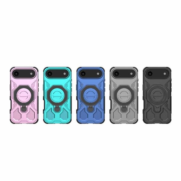 iPhone 17 Air Skal - Solid Färg med MagSafe Magnetisk TPU+PC Rosa