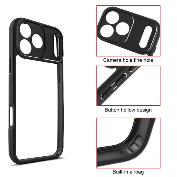 iPhone 18 Pro / iPhone 17 Pro Skal - Frostad TPU + Transparent PC