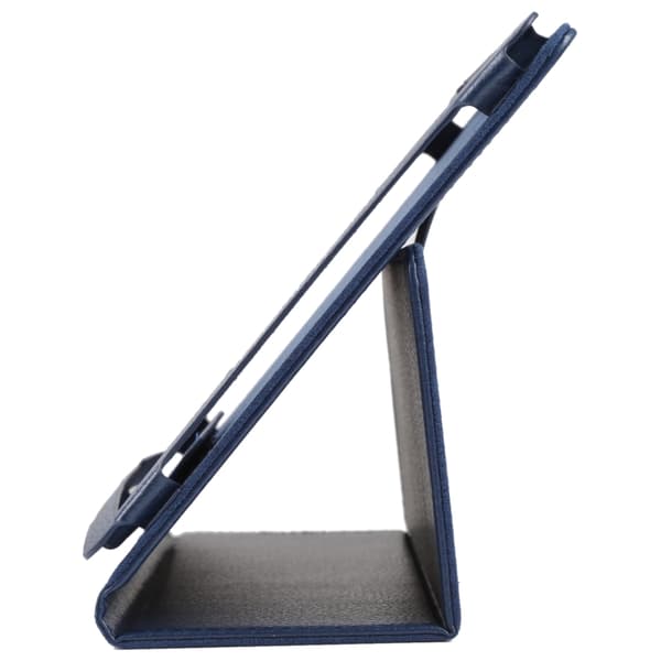 Samsung Galaxy Tab A8 10.5 (2021) Litchi Textur Läderfodral Mörkblå