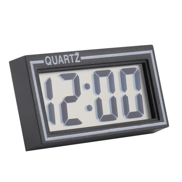 Lätt och praktisk digital LCD-display kalender bilinstrumentbräda elektronisk digital klocka
