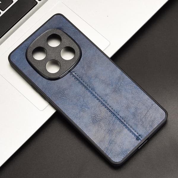 Redmi Note 14 Pro 4G - Sömlös Bakcover i Ko-Mönster Blå