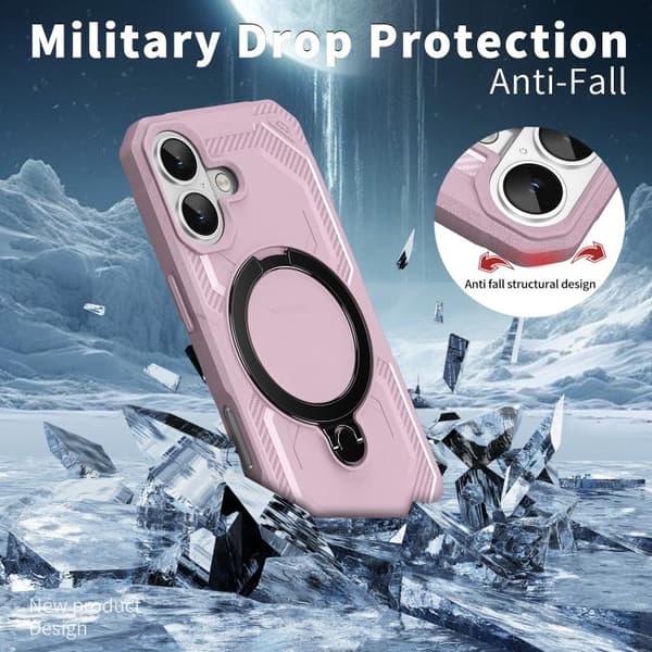 iPhone 17 Frosted MagSafe Skal Rosa