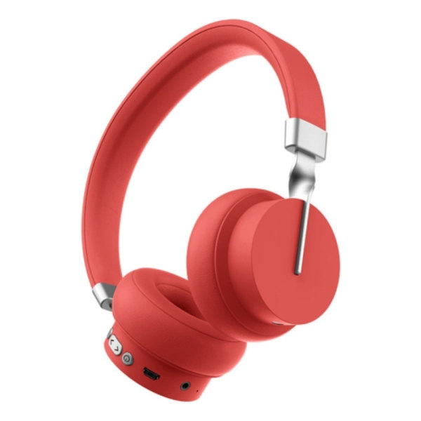 P3 Trådlösa 5.0 Super Bass HIFI Stereo Gaming Headset med Mikrofon, TF / FM / AUX Röd