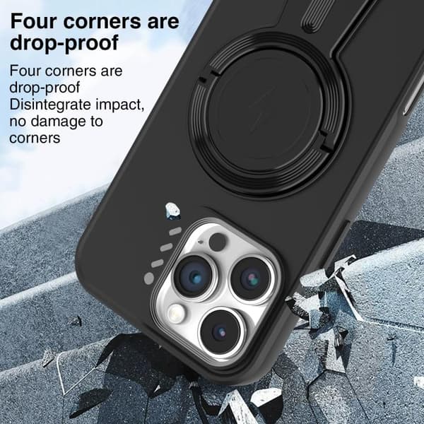 iPhone 16 Pro Y-formad MagSafe Robust Stötsäker Skal Kunglig blå