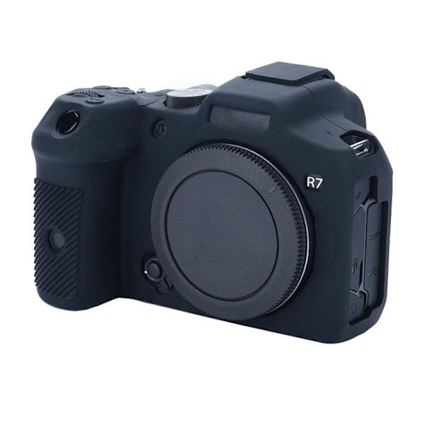Mjukt silikonfodral för Canon EOS R7 Svart