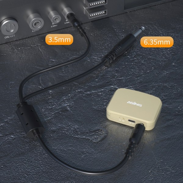 ASiNG WM03 2.4G Trådlös Mikrofon Headset Mikrofon Bluetooth Högtalare Kit (Svart)
