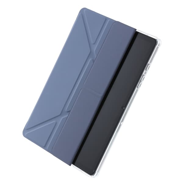 Samsung Galaxy Tab A9+ / A11+ Klart Akryl Läderfodral Lavendel