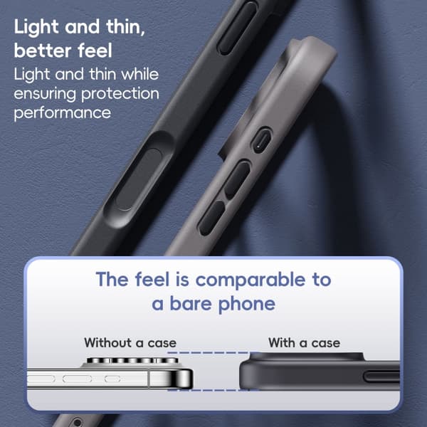 iPhone 16 Pro Ming Shield Series MagSafe Magnetisk Skal Titanblå