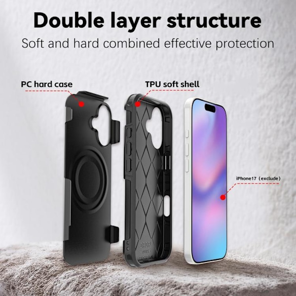 iPhone 17 Skal RedPepper Armor Magsafe PC Hybrid TPU