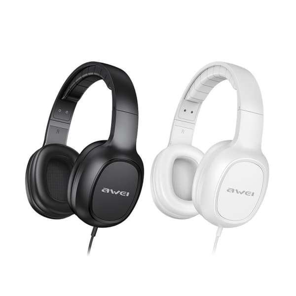 awei GM-6 3,5 mm stereotrådade headset Svart