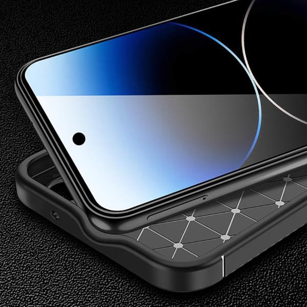 för Pixel 10 / 10 Pro Skal i Kolfibertextur - Stöttålig TPU Mobilskal