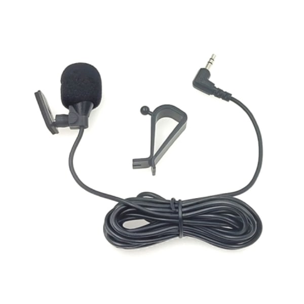 ZJ015MR Stereo 2,5 mm vinklad huvudkontakt bilnavigering DVD extern klistra mikrofon, längd: 3 m