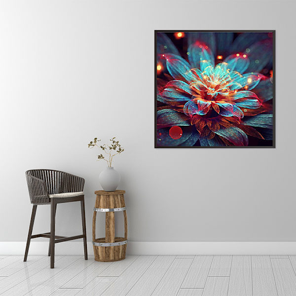 5D DIY Diamond painting - Blomma