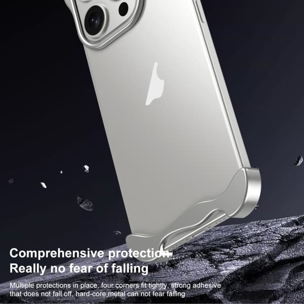 iPhone 16 Pro Max Aromaterapi Legeringsramlös Skal Purpur