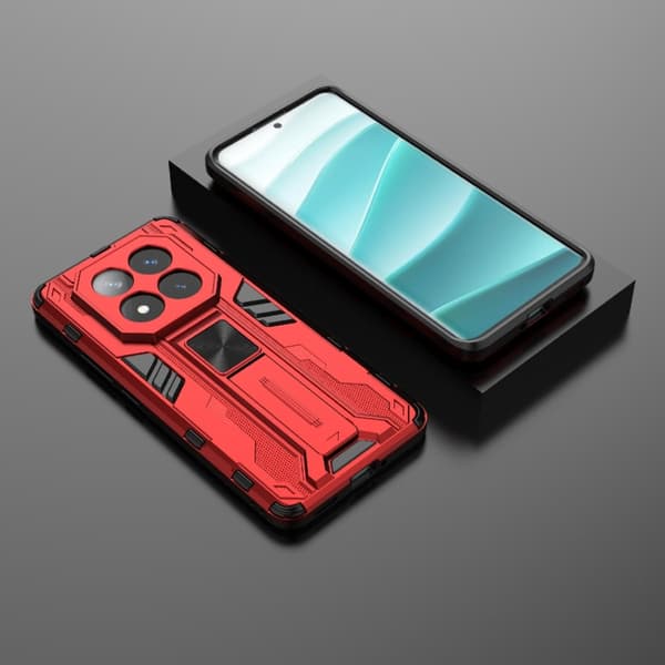 Redmi Note 14 Pro+ 5G Supersonic PC + TPU Mobilskal Röd
