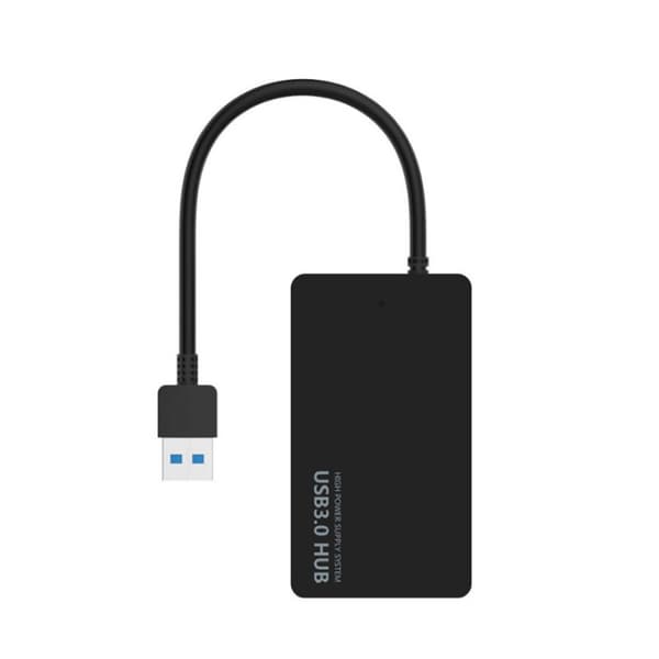 KYTC47 4-Port USB Adapter Kabel - Hög Hastighet USB Dockningsstation Multi-Interface Hub Konverter, Svart Typ-C