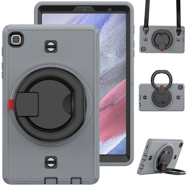 Samsung Galaxy Tab A7 Lite TPU + PC Tabletfodral Grå