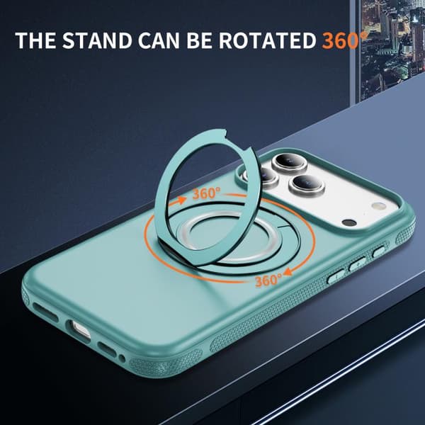 iPhone 18 Pro Max / iPhone 17 Pro Max Skal med C MagSafe Gear Holder Ljusblå