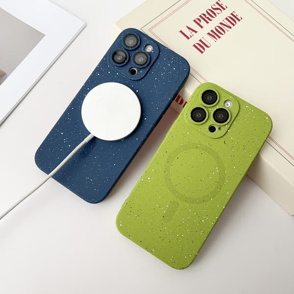 iPhone 16 Pro Starry Sky TPU Shockproof MagSafe Skal Grön