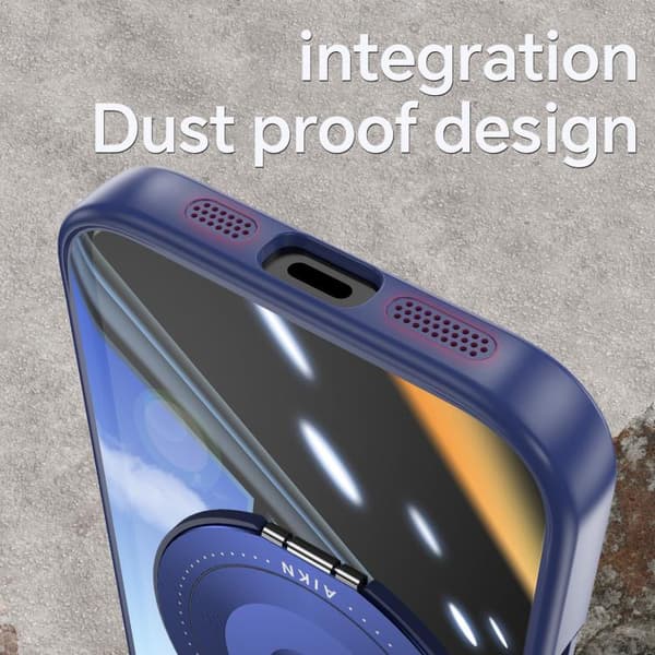 iPhone 18 Pro / iPhone 17 Pro 360 Skal Magsafe Akryl Hybrid TPU Blå