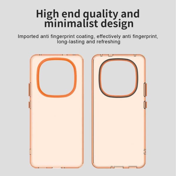 Redmi Note 14 Pro+ 5G - Candy PC Hybrid TPU Stöttåligt Mobilskal Orange