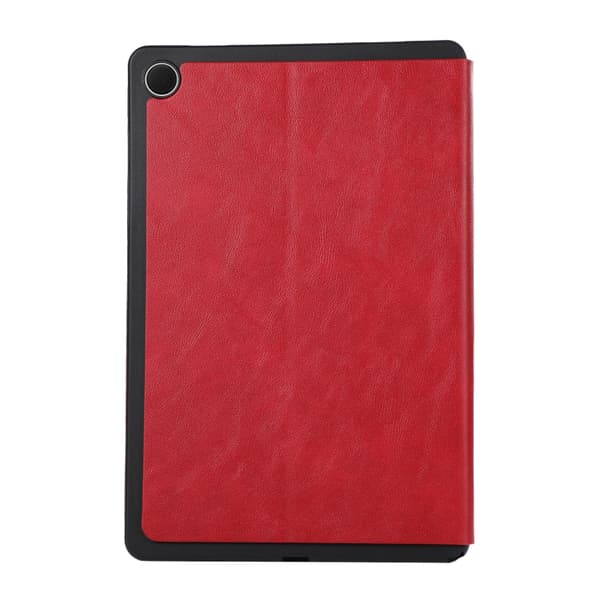 Samsung Galaxy Tab A9+ / A11+ skyddande läderfodral Röd