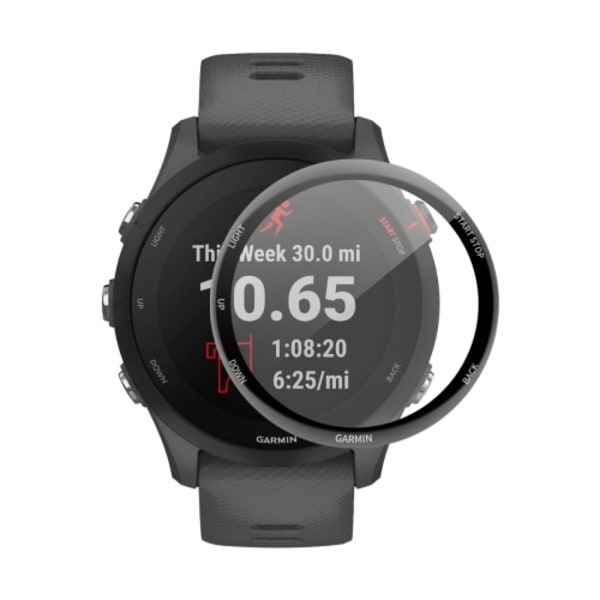 1 st för Garmin Forerunner 255S Hat-Prince 3D Full Coverage Soft PC Edge + PMMA HD skärmskyddsfilm