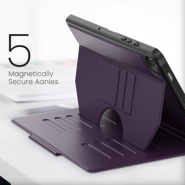 Samsung Galaxy Tab A9+ / A11+ magnetiskt läderfodral Lila