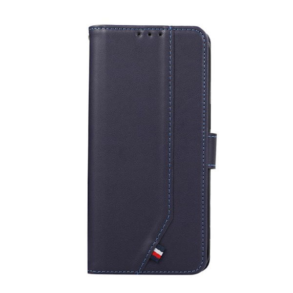 Redmi Note 14 4G - ABEEL Delikat Textur Splicing RFID Läderfodral Blå