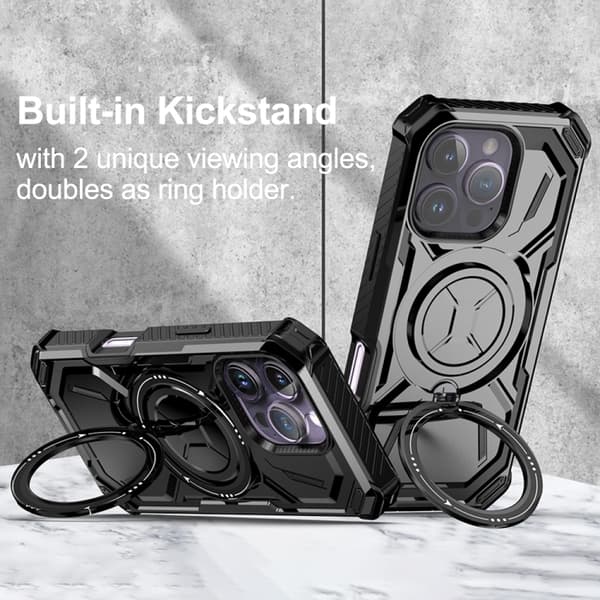 iPhone 16 Pro Armor Series Skal - Hållbar och Stöttålig Mobilskal för iPhone 16 Pro Blå