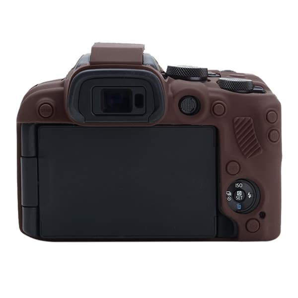 Mjukt silikonfodral för Canon EOS R10 Kaffe
