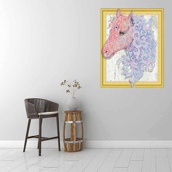 5D DIY Diamond painting - Häst