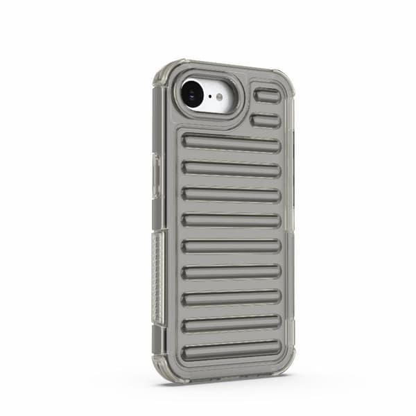 iPhone 18 Pro Max / iPhone 17 Pro Max Skal - hög transparens TPU hybrid PC med airbag Transparent svart