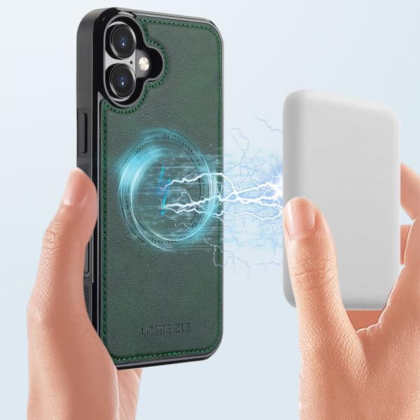 iPhone 17 Skal med MagSafe av LC.IMEEKE Grön