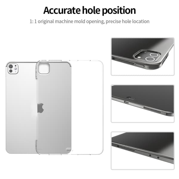 iPad Air 11 2024/2025 Shockproof Soft TPU Skal - Skyddande Tablet Case