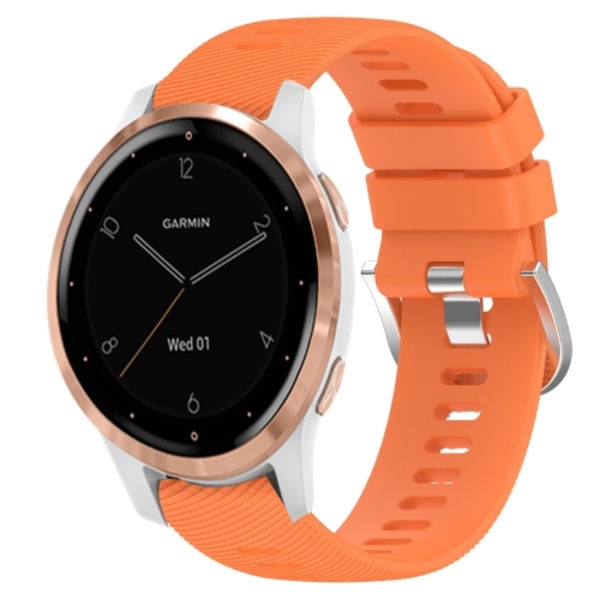 För Garminmove3S 18mm enfärgad watch Orange